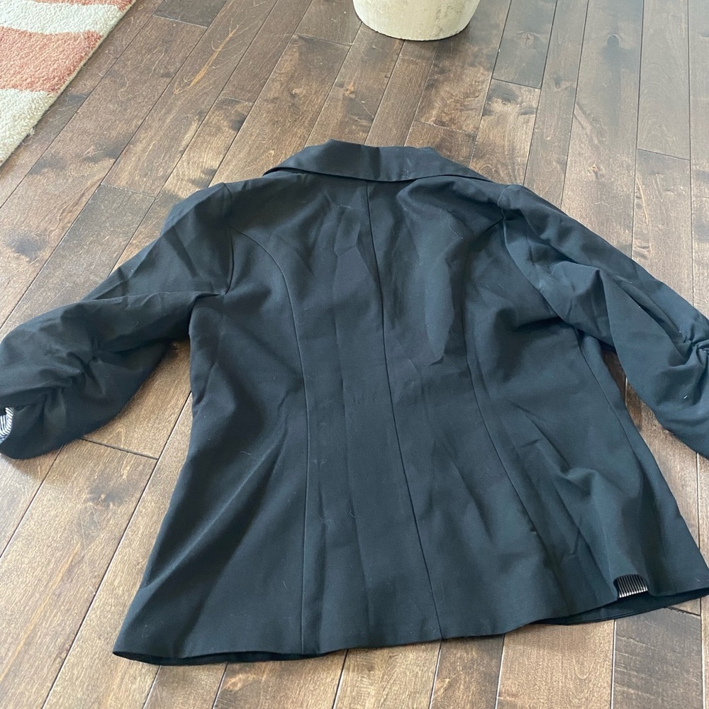 TORRID 0(12) Classic Black Women's Blazer EUC - Picture 6 of 7